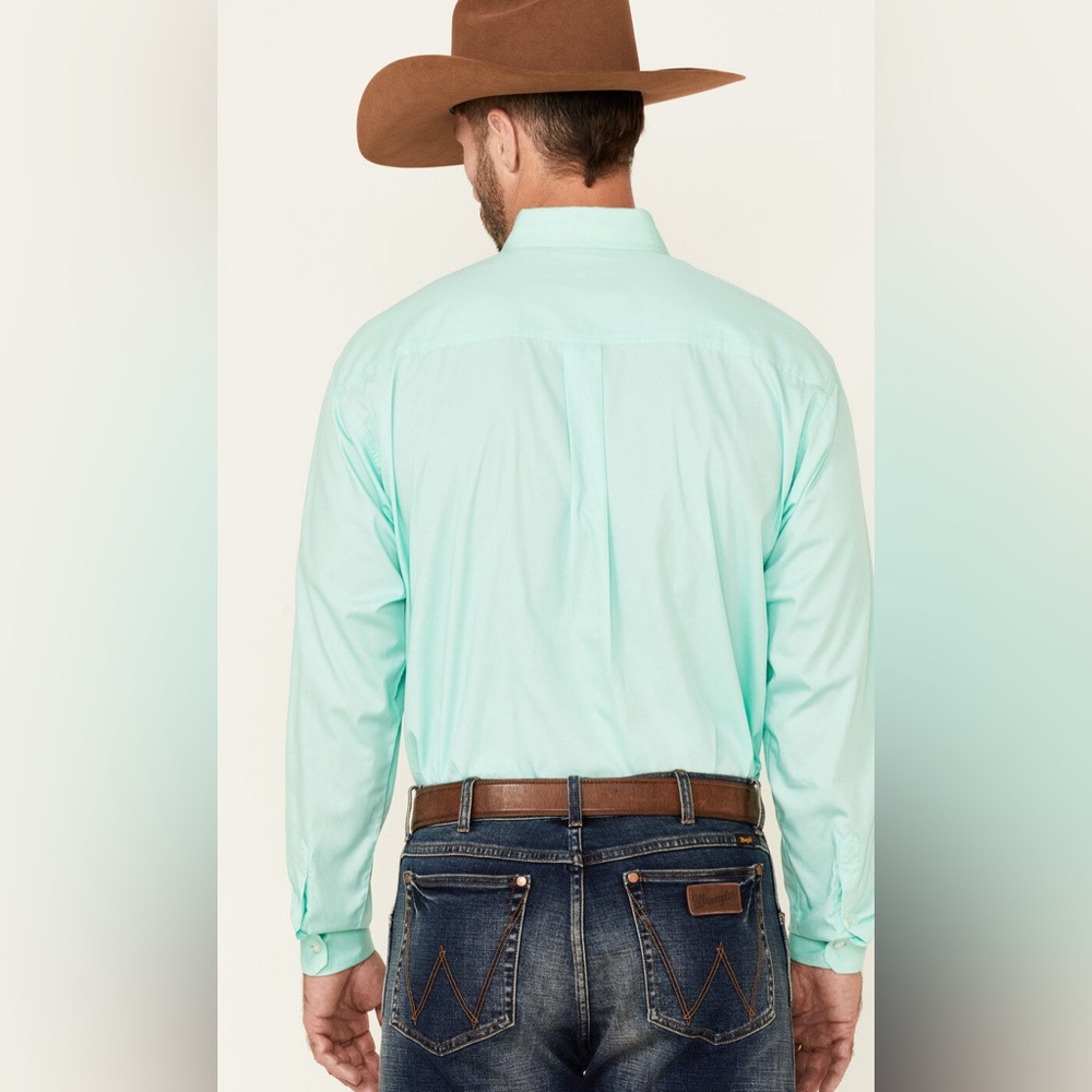 Cinch Men's Solid Long Sleeve Button-Down Western… - image 2